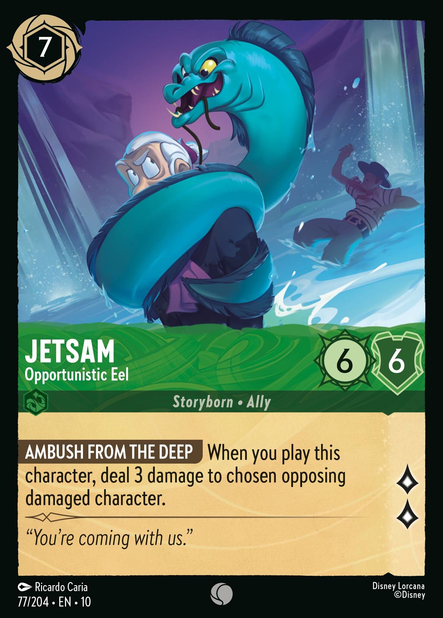 Whispers in the Well - 77/204 Jetsam - Opportunistic Eel C (Foil)