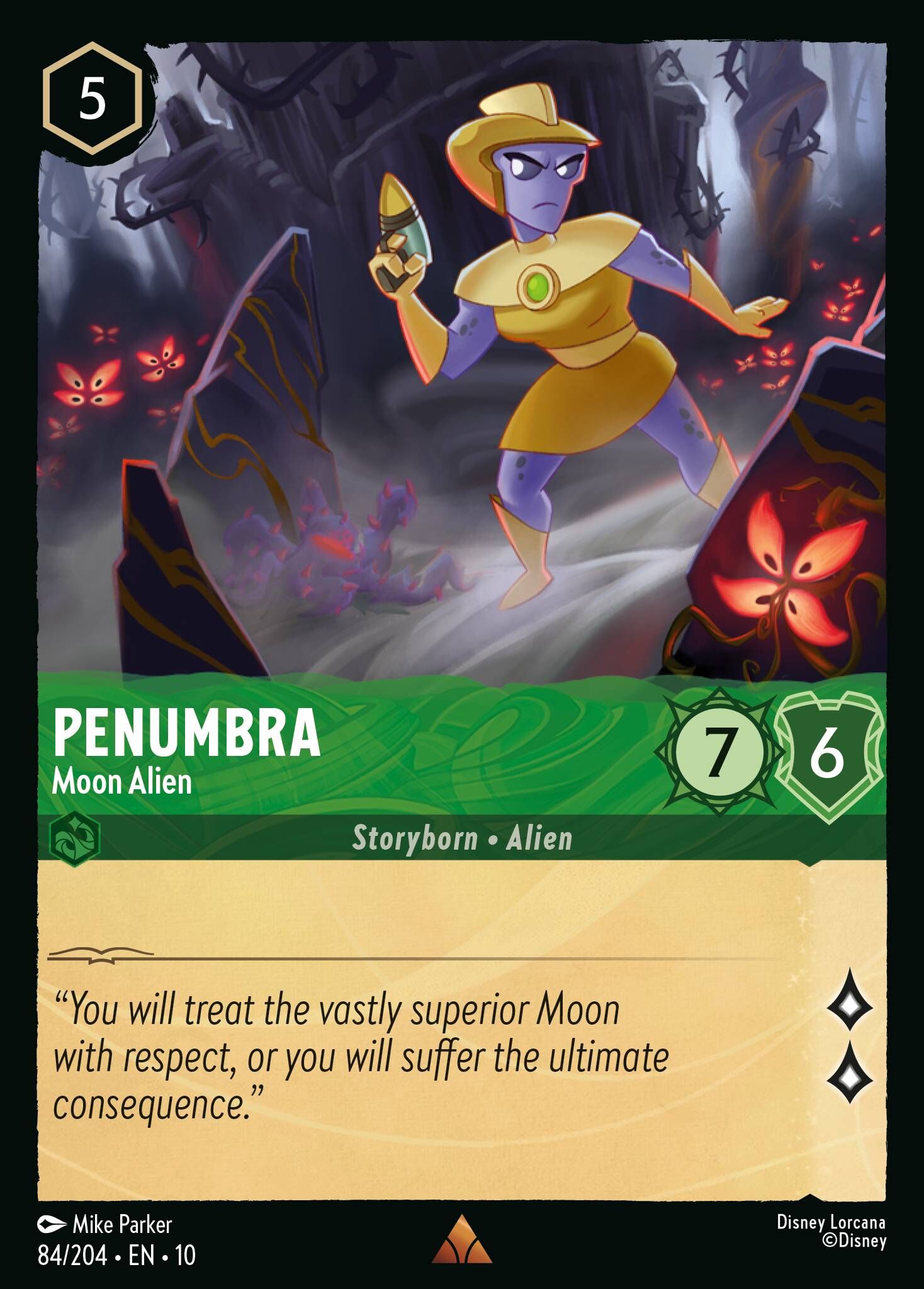 Whispers in the Well - 84/204 Penumbra - Moon Alien R (Foil)