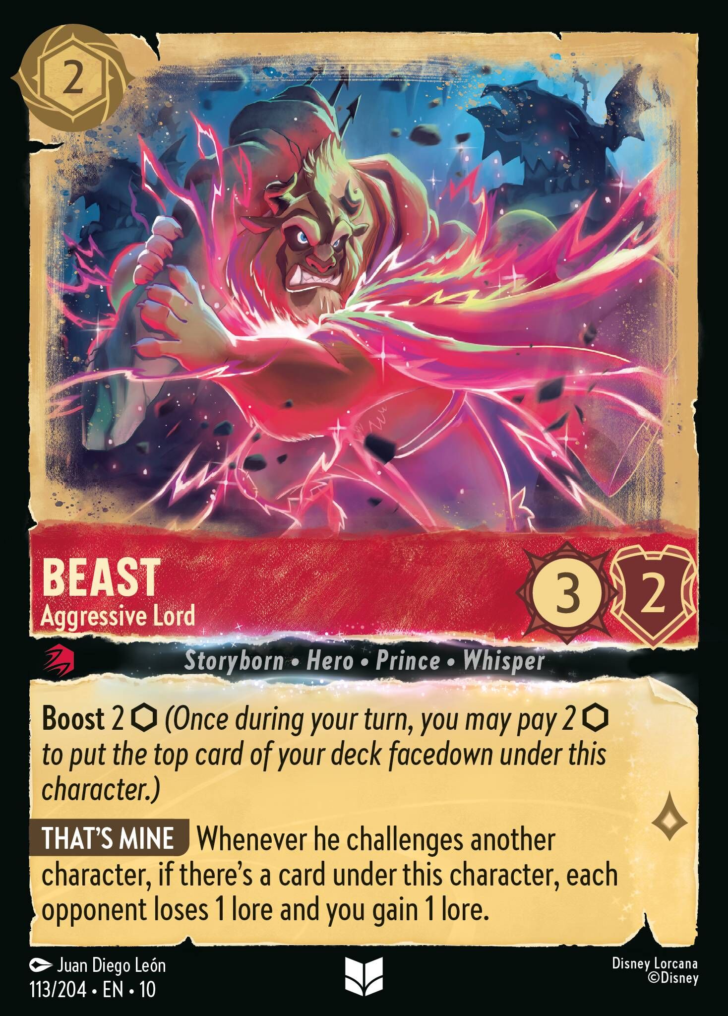 Whispers in the Well - 113/204 Beast - Aggressive Lord UC (Foil)