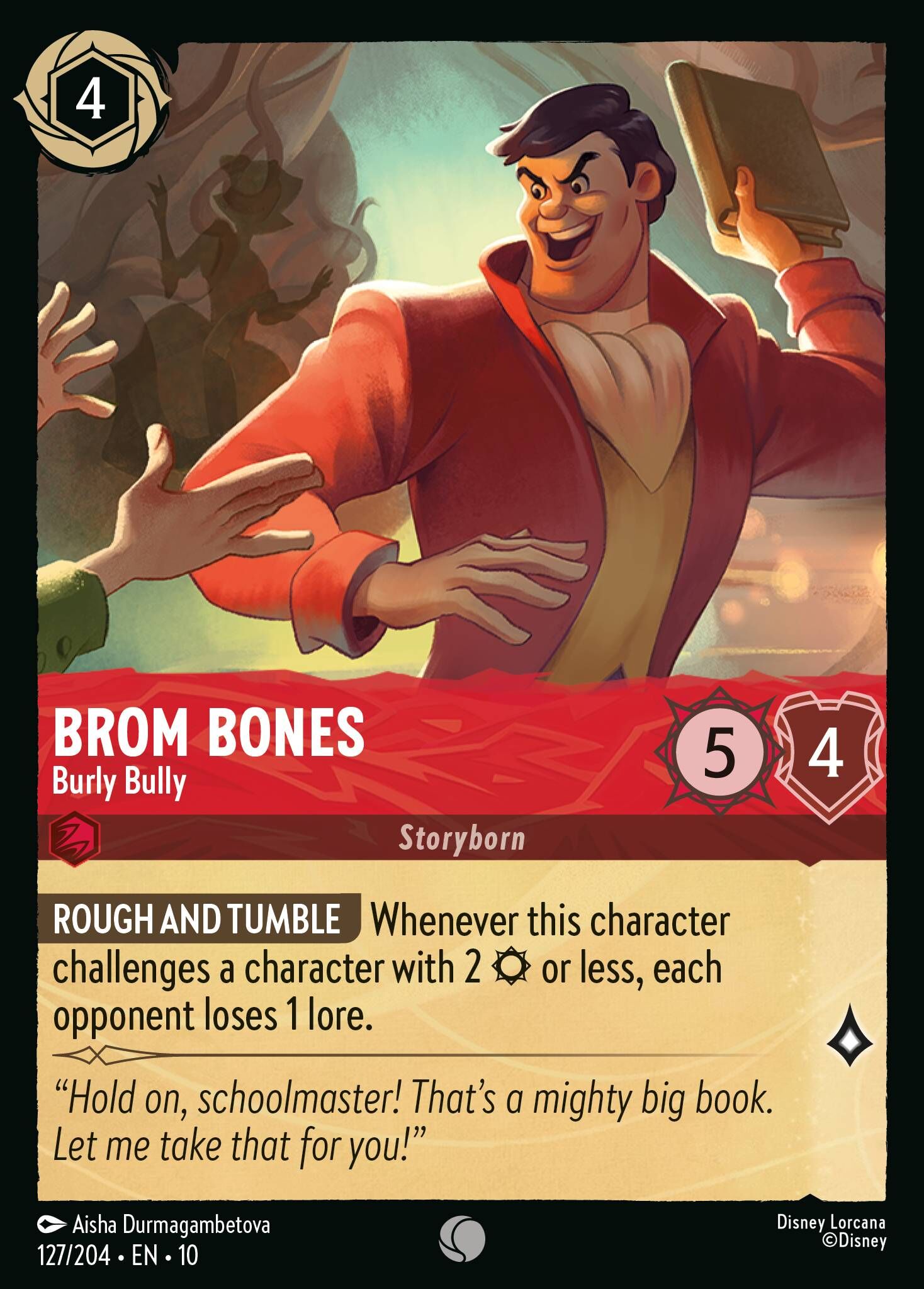 Whispers in the Well - 127/204 Brom Bones - Burly Bully C (Foil)
