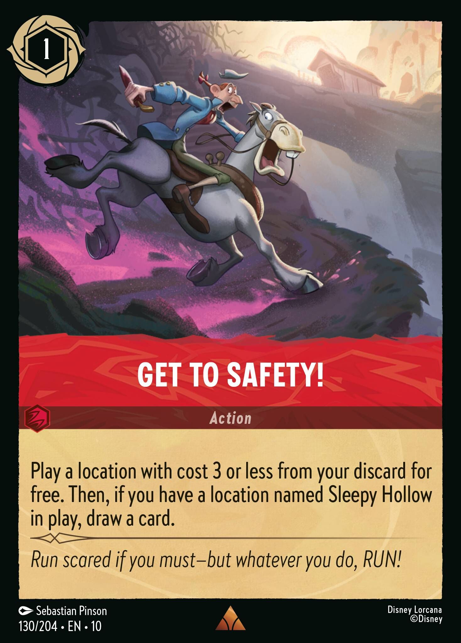 Whispers in the Well - 130/204 Get to Safety! R (Foil)