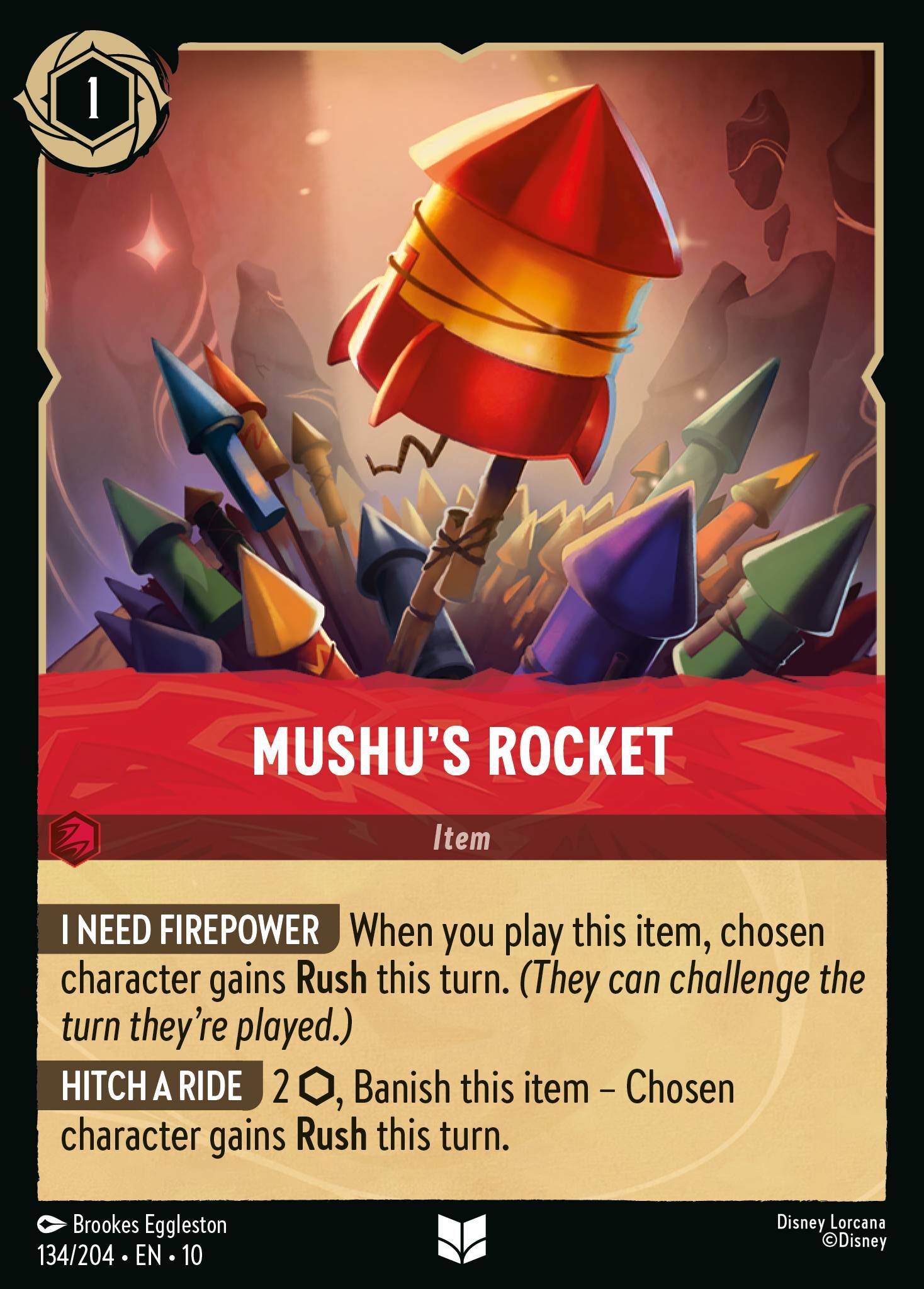 Whispers in the Well - 134/204 Mushu's Rocket UC (Foil)