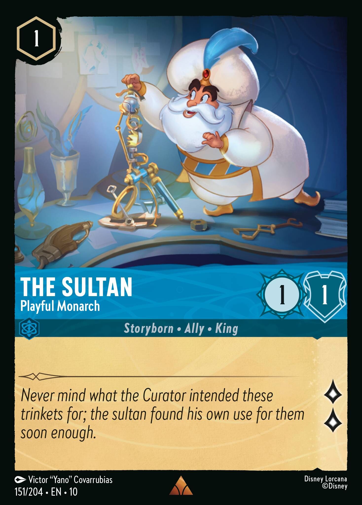 Whispers in the Well - 151/204 The Sultan - Playful Monarch R (Foil)