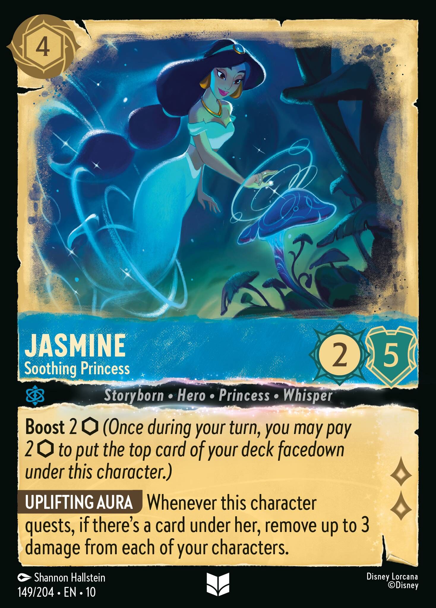 Whispers in the Well - 149/204 Jasmine - Soothing Princess UC (Foil)