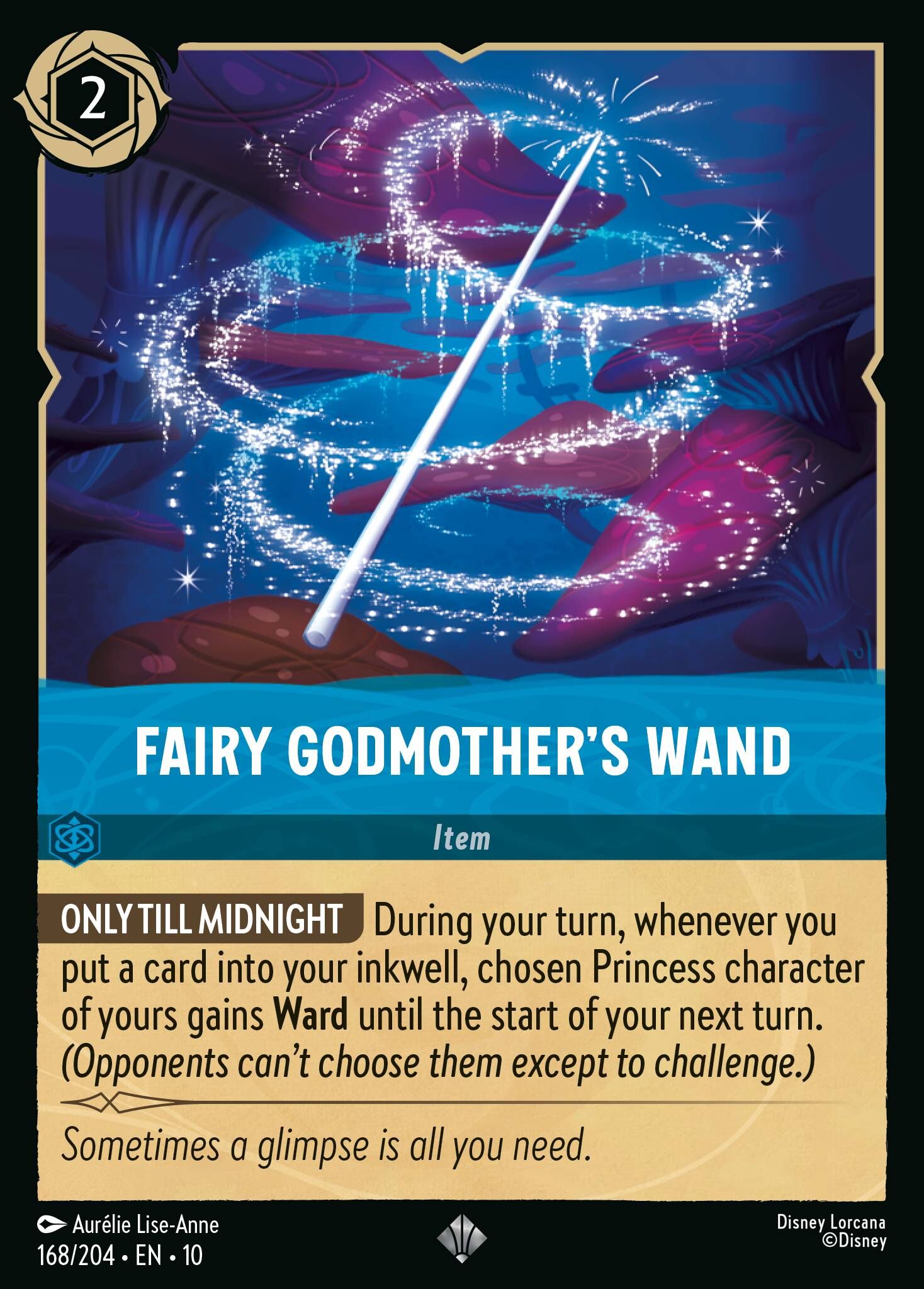 Whispers in the Well - 168/204 Fairy Godmother's Wand SR (Foil)
