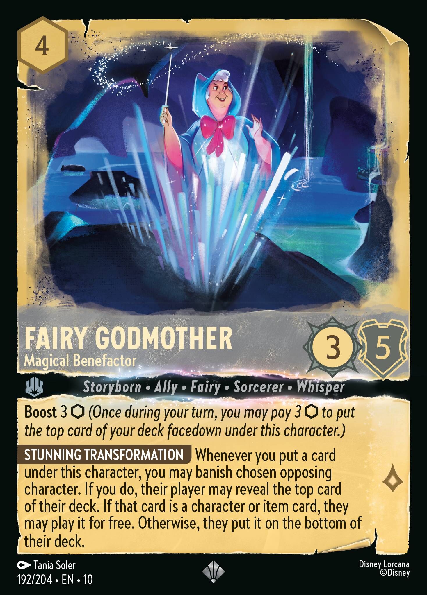 Whispers in the Well - 192/204 Fairy Godmother - Magical Benefactor SR (Foil)