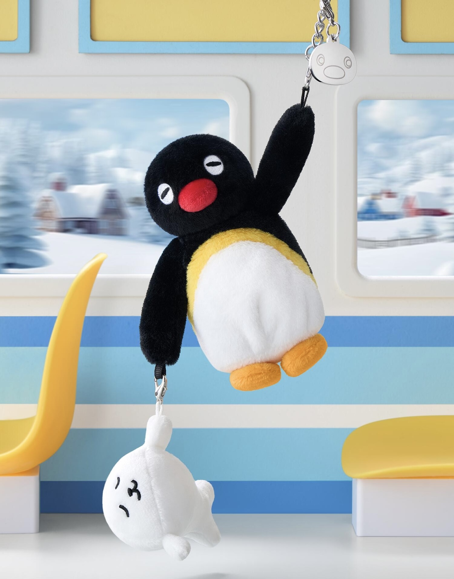 PINGU 企鵝家族 正版授權 MINI MEME系列 盲盒8+1款 吊飾 鑰匙圈 (任買兩件7-11免運)/預購