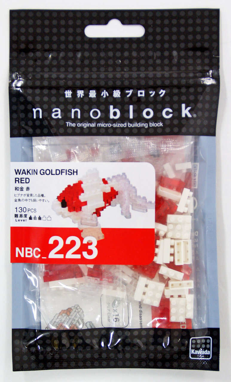 Nanoblock 迷你積木 NBC-223 紅和金魚