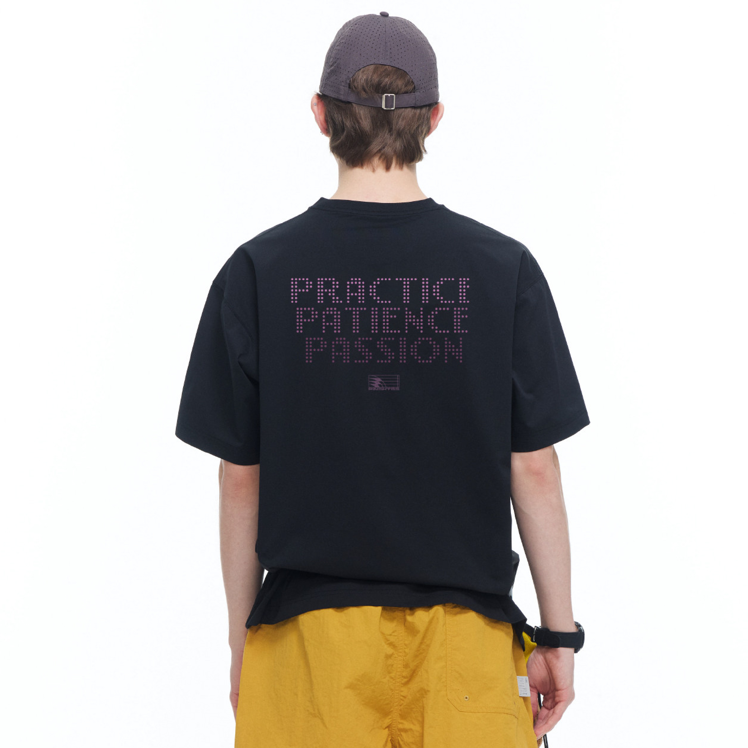 PIN SKTBS Polka Dot Text Tee 波點文字 印花短Tee [P-T2926]