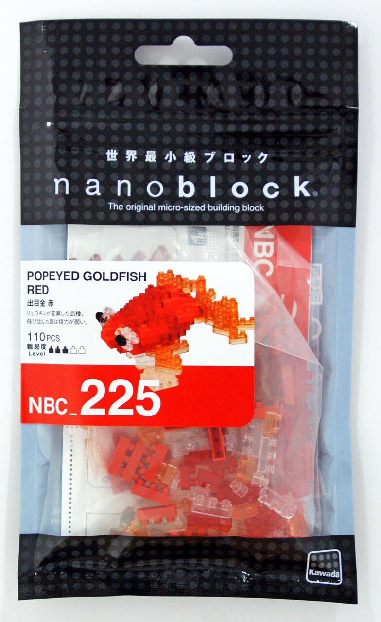 Nanoblock 迷你積木 NBC-225 紅凸眼金魚