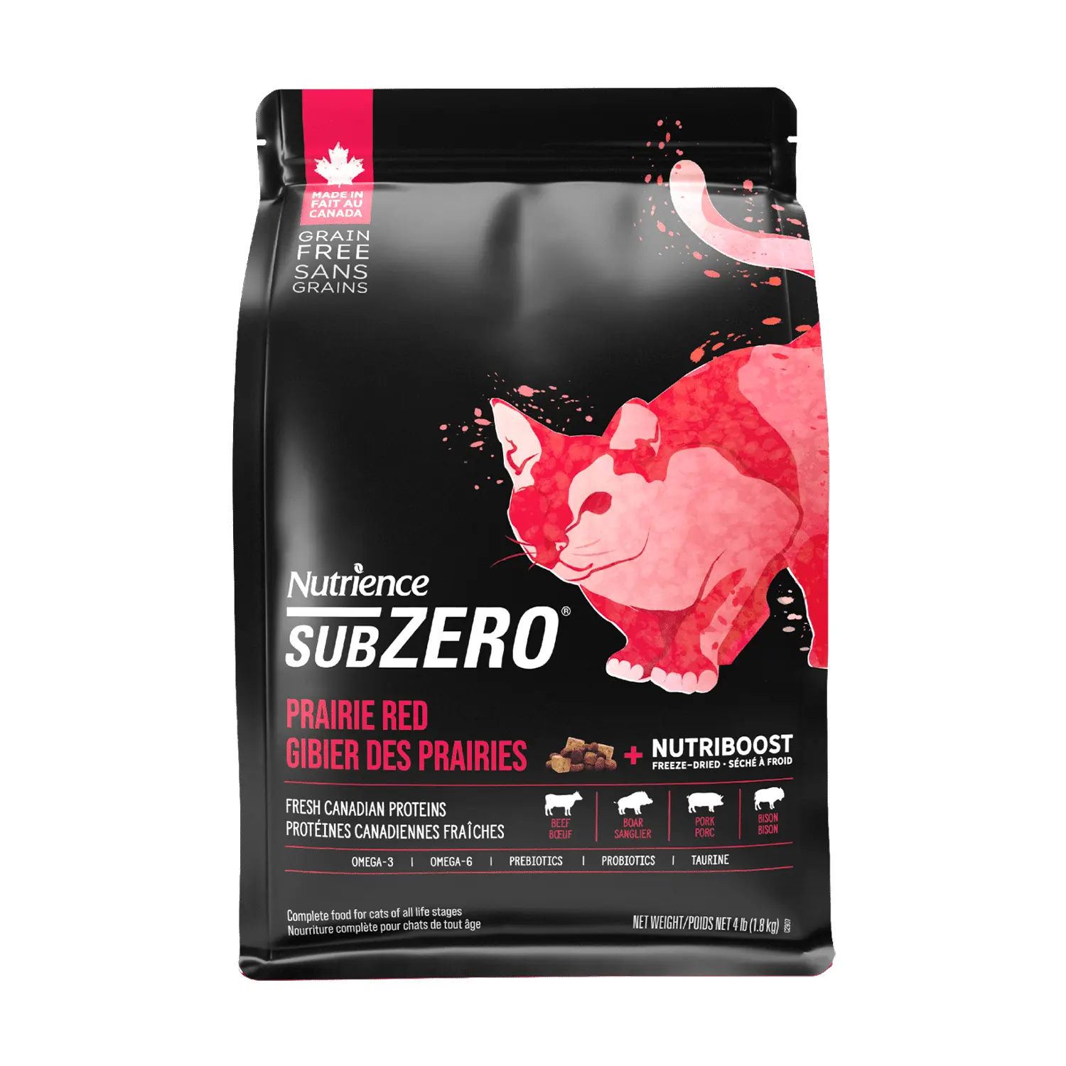 Nutrience SUBZERO 無穀物紅肉海魚全貓配方 4.5kg (10lbs) (凍乾鮮牛肝)