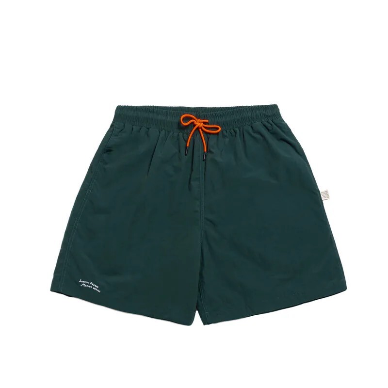 PERSEVERE OCEAN-INSPIRED NYLON SHORTS GREY / GREEN SIZE S