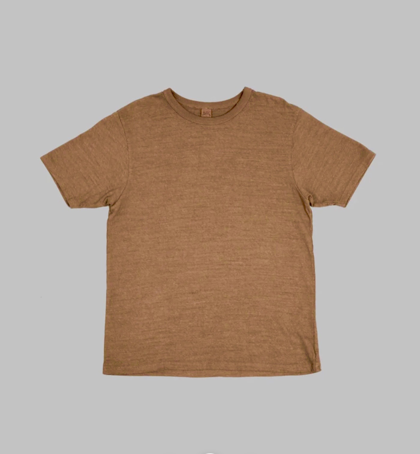 UES No.8 Slub Nep T Shirt - Brown