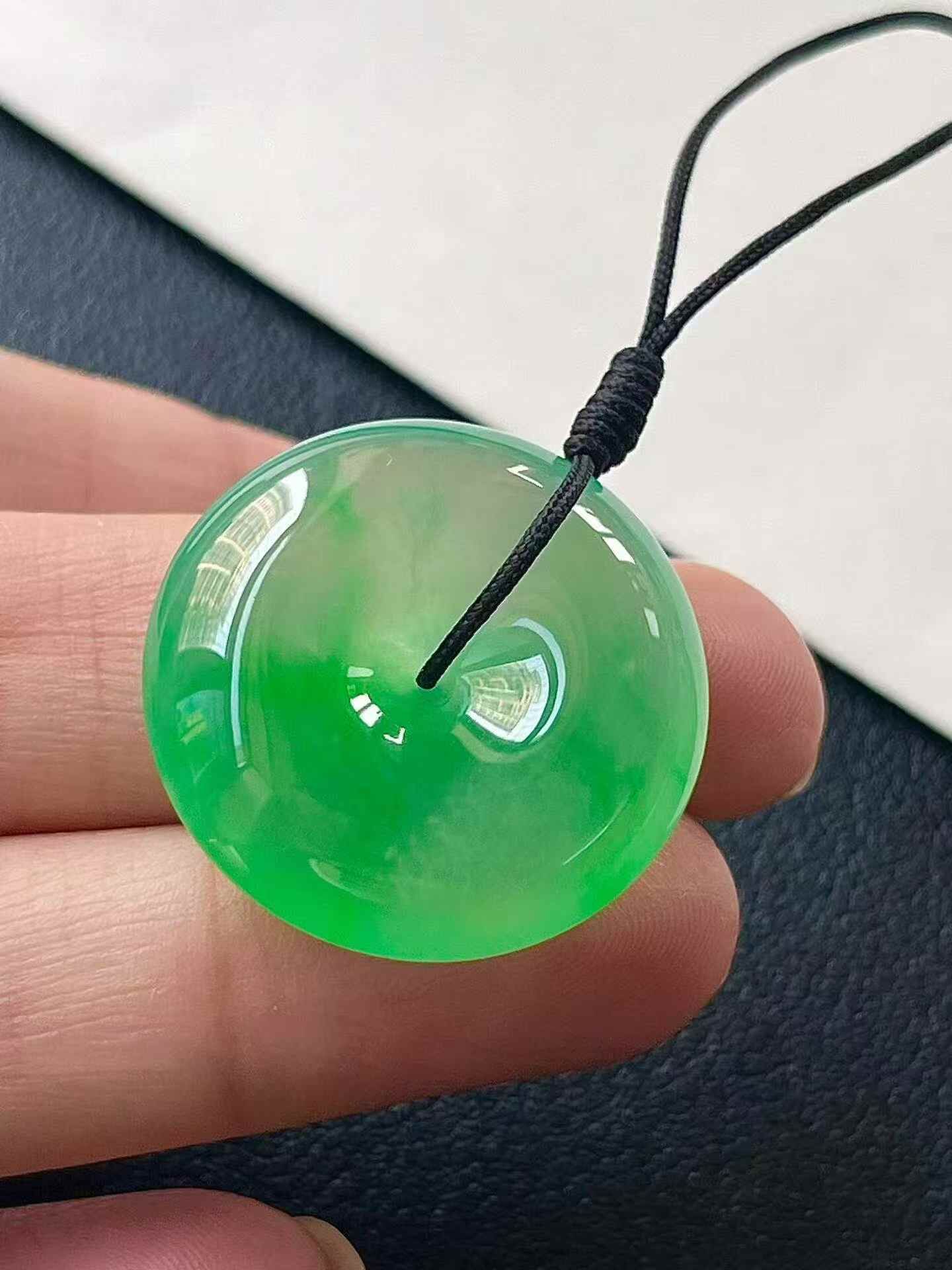 326372 翡翠平安扣 (25.3mm直徑)