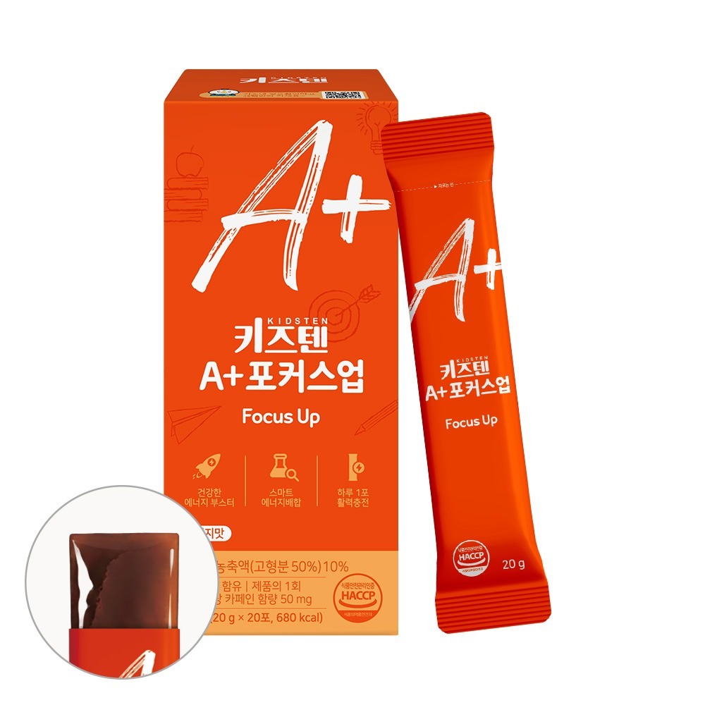 【直播】KidsTen LX040954  A+ 集中力營養劑果凍 (橙味/20條裝)