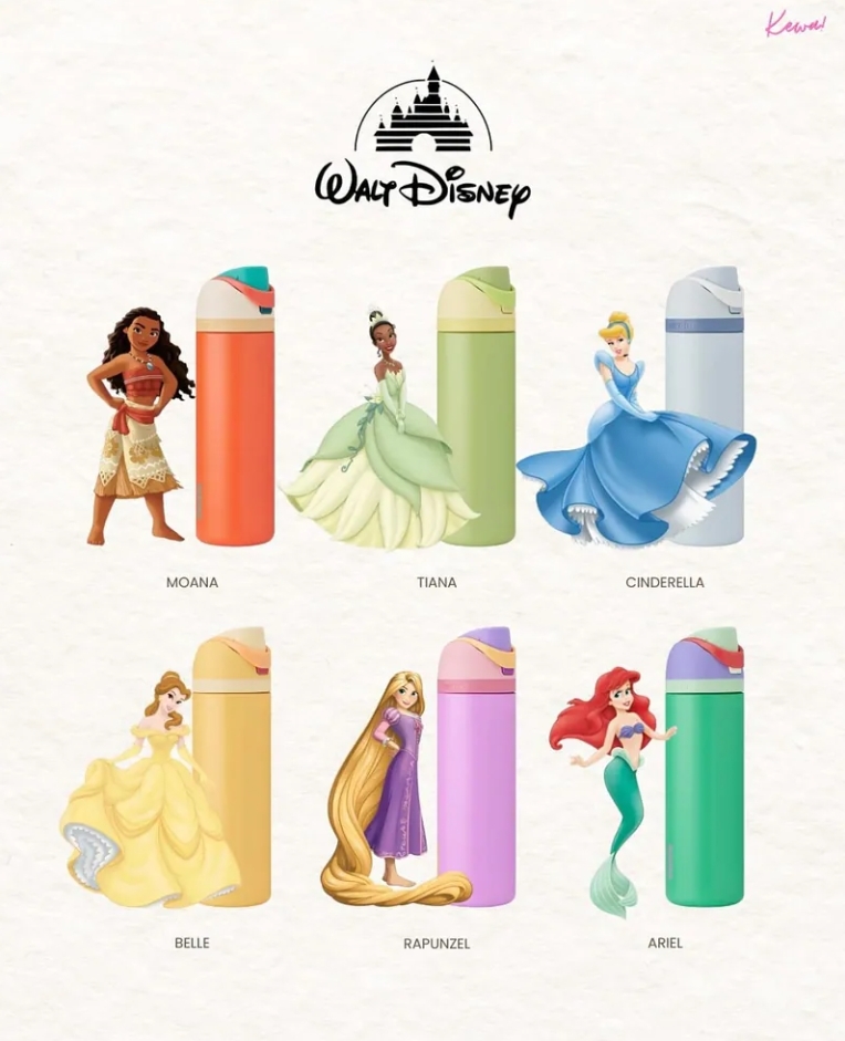 （預購）Owala x Disney Princess FreeSip 24oz 迪士尼公主冷水瓶