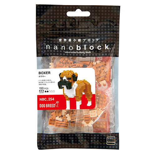 Nanoblock 迷你積木 NBC-254 拳師犬