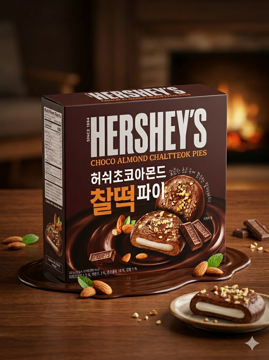 【 4/14收單 】HERSHEY'S 好時巧克力杏仁年糕派 (22g × 10 入)