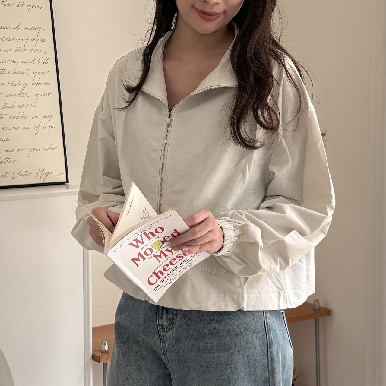 S25716簡約寬版防曬薄外套(R)