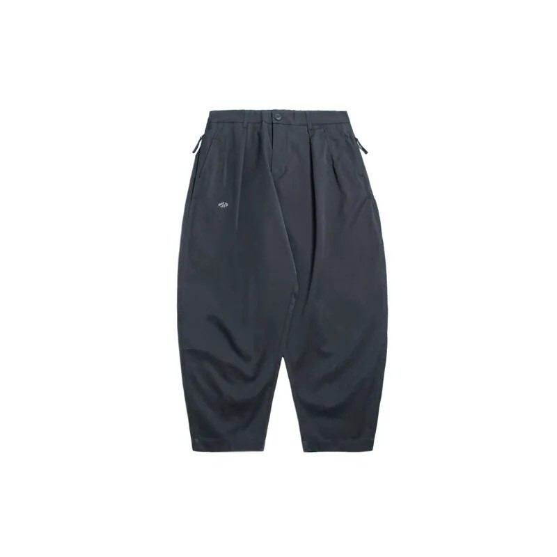 PERSEVERE X PLAIN-ME - BRAND NEW DAYS - STYLE 02 TAPERED TROUSERS - DARK GREY SIZE S