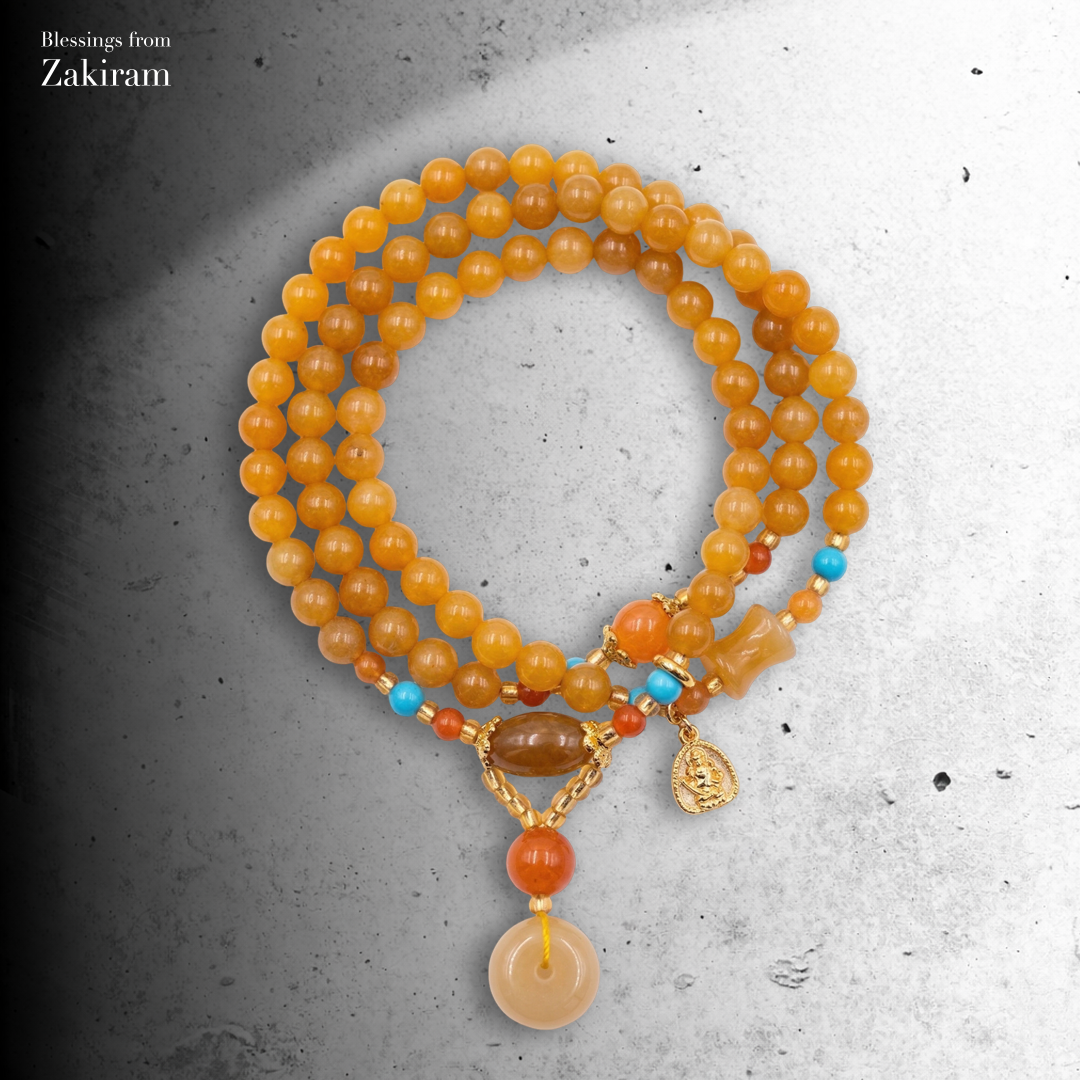 扎基拉姆 旺財納福 三圈手串