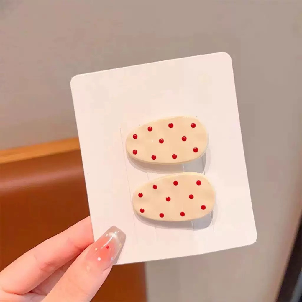 可愛繽紛點點髮夾