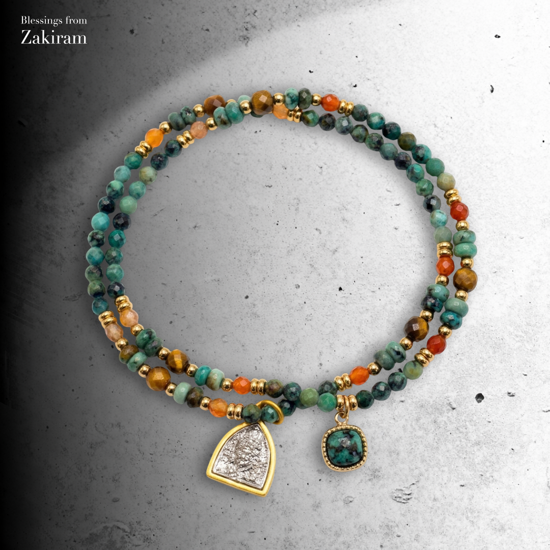 扎基拉姆 招財引貴 雙圈手串