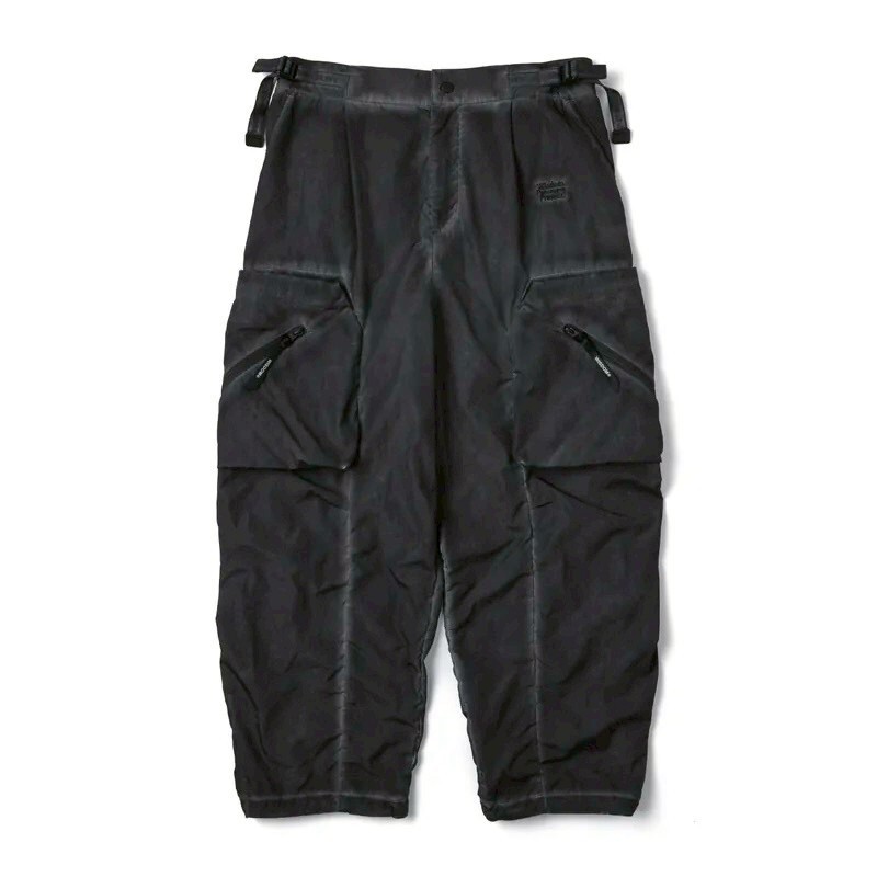 WISDOM® x PERSEVERE - LOOMED ECHOES TAPPERED PANTS - WASHED GREY SIZE S