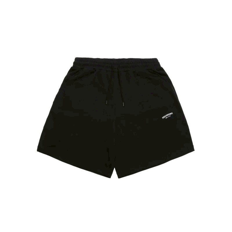 PERSEVERE WASHED FRENCH TERRY SHORTS - BLACK / GREY FULL SIZE