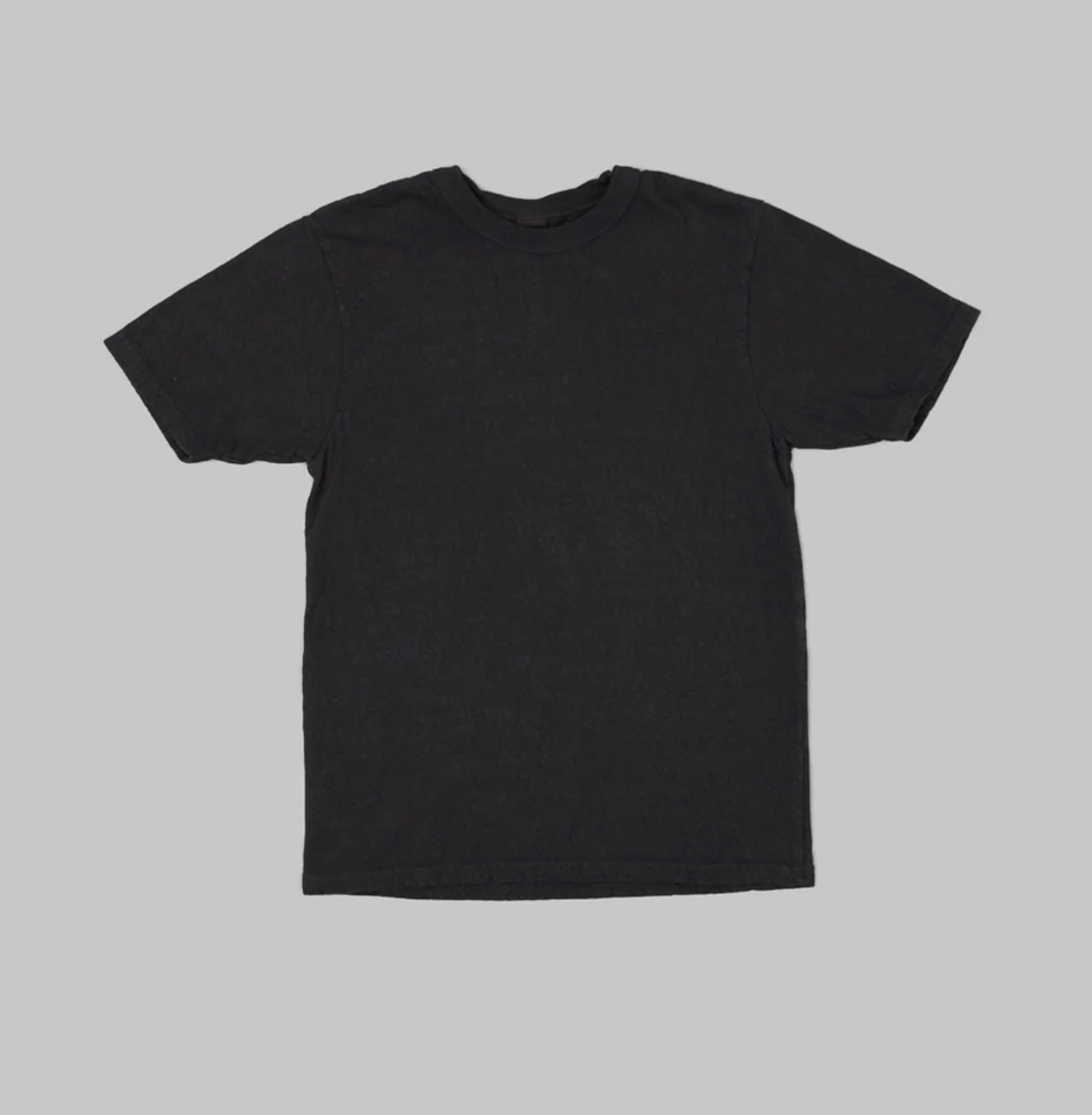 UES No.8 Slub Nep T Shirt - Black