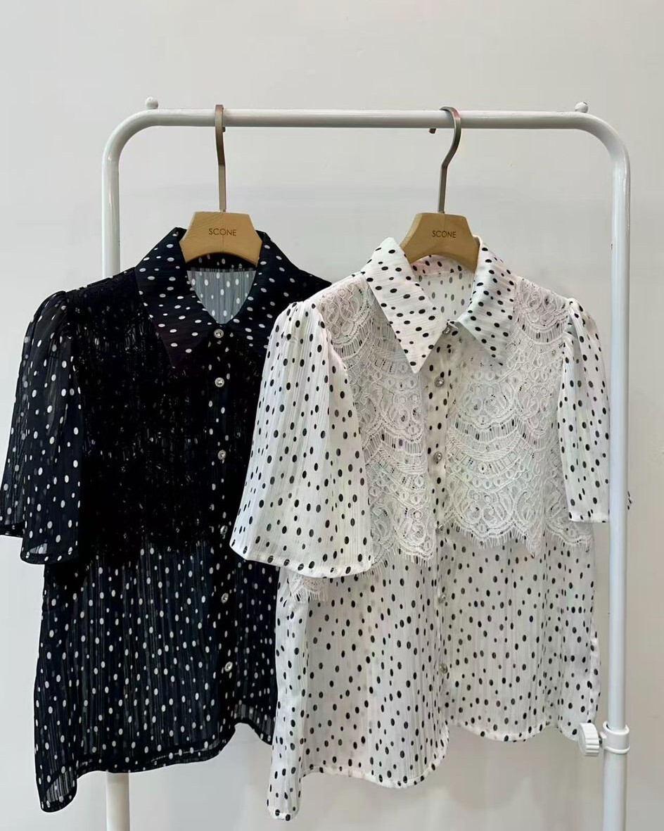 SC25  波點LACE  胸42 長21.5 $539 (一口價)