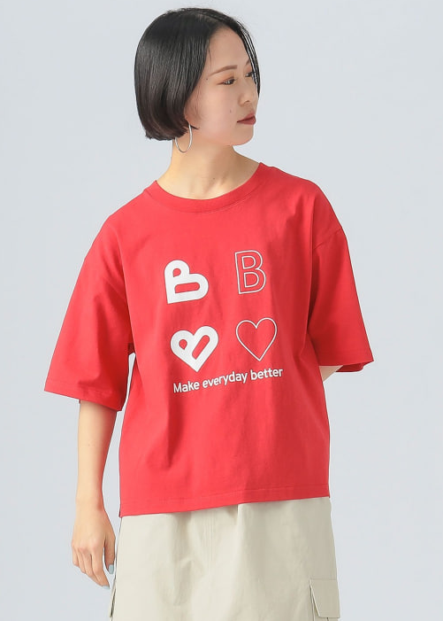 260409 BEAMS HEART B-HEART logo T-shirt (2色)