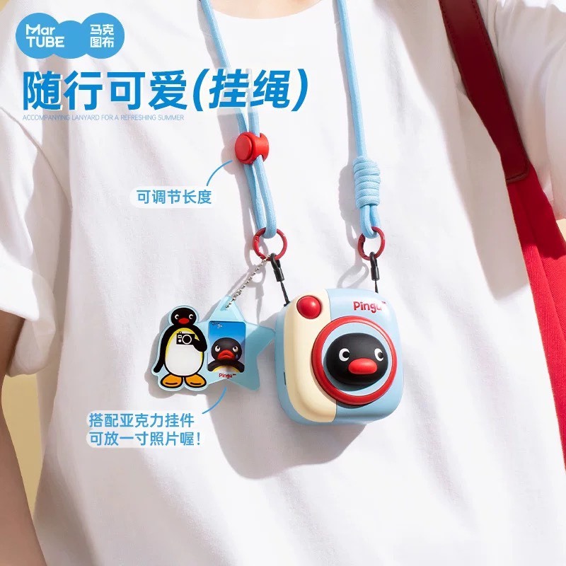🐧 PINGU 企鵝家族 拍立得造型 隨身風扇