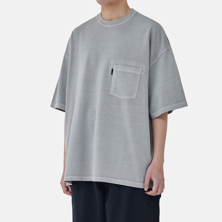 moif - GARMENT DYED H/S TEE - PMF026-02JH10