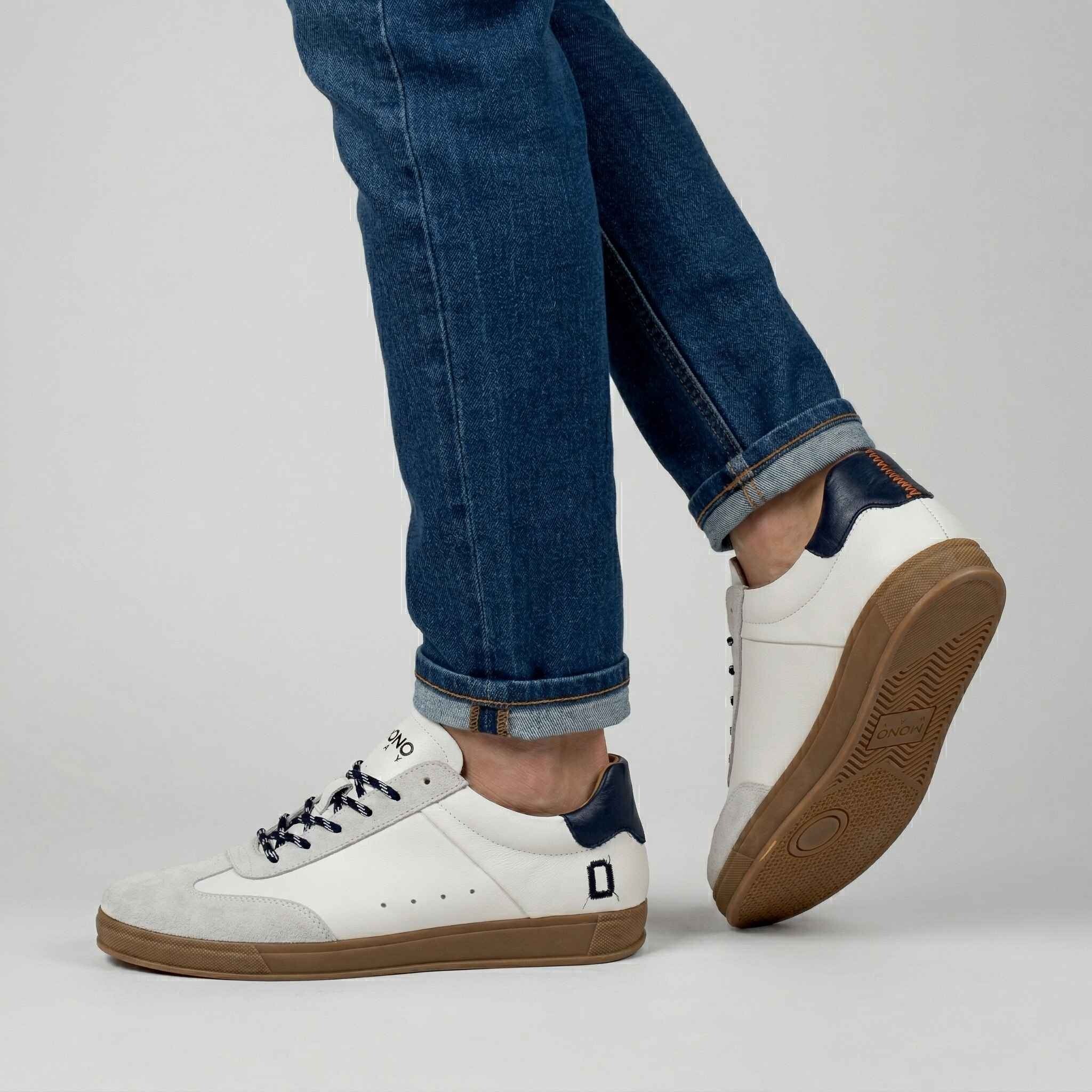 【 MONOWAY 】義大利復古設計｜GORDON 223 白色 休閒運動鞋 男鞋