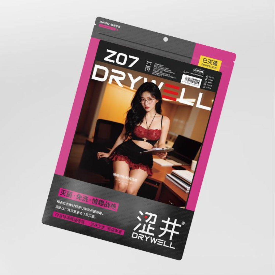 Drywell Z07 Secretary Costume Set - Red/Black