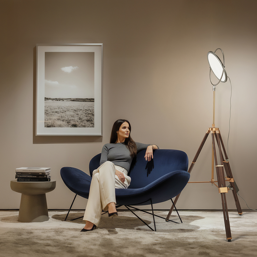 【現貨】Harlowe Heritage 復古櫸木專業燈架 (180cm) 1510131