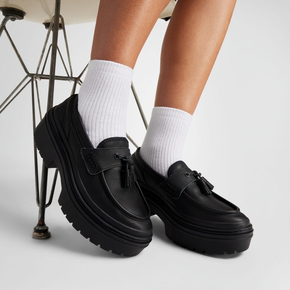 【預購】CONVERSE ALL STAR LUGGED HEEL LOAFER 厚底樂福鞋 黑色 A14707C