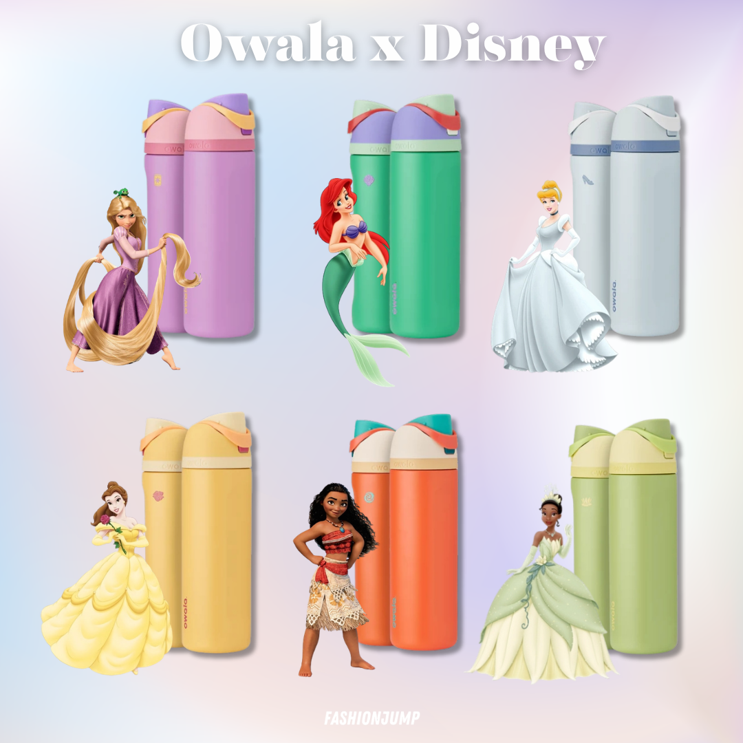 （預購）Owala x Disney Princess FreeSip 24oz 迪士尼公主冷水瓶