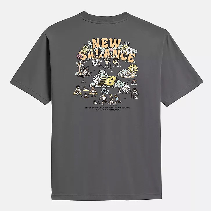 New Balance NB Boy系列 卡通風 小標 短袖 三色