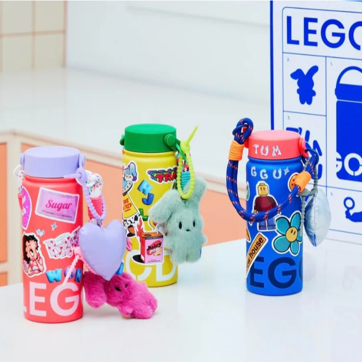 【樂森藥局】韓國LEGODT多巴胺繽紛定番保溫瓶540ml 多色可選