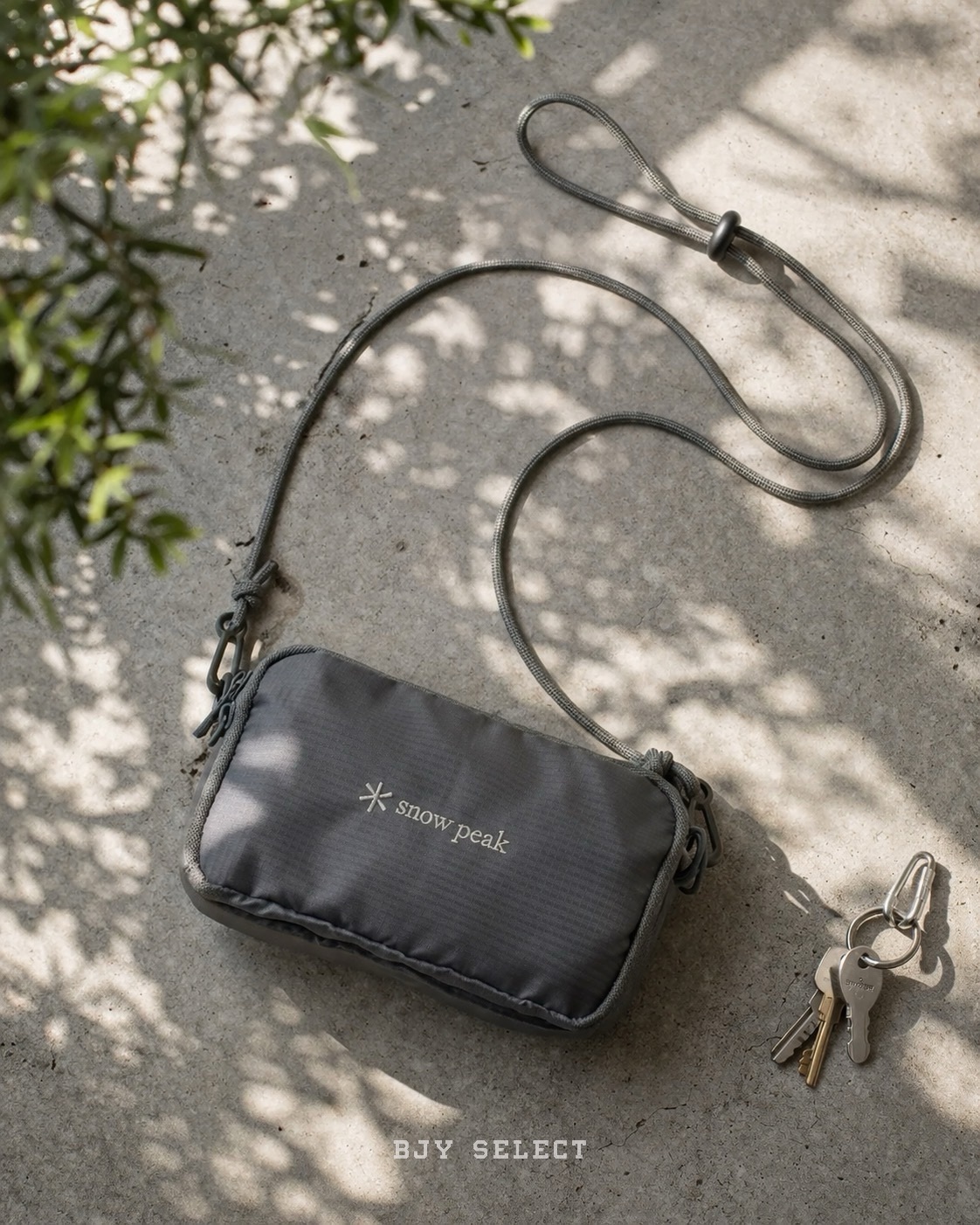 #預購 Snow Peak 雙層斜背包 收納包 灰色