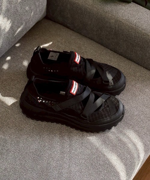 【韓國連線】HUNTER TRAVEL FLOW MARY JANE TRAINER 黑色 WFF3123MSH