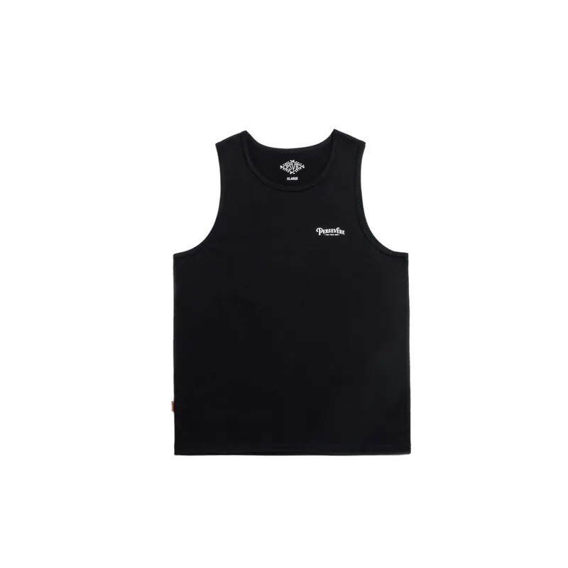 PERSEVERE CLASSIC LOGO BASIC TANK BLACK / SAND / WHITE GREY FULL SIZE