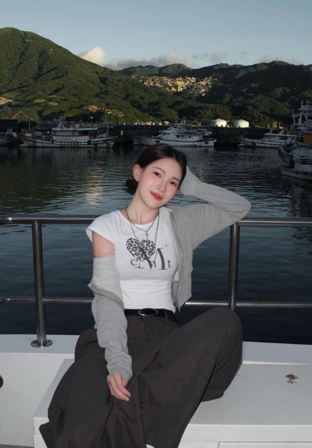 <夏日團火辣開跑🔥> MUCENT 豹紋愛心短袖 男女共用