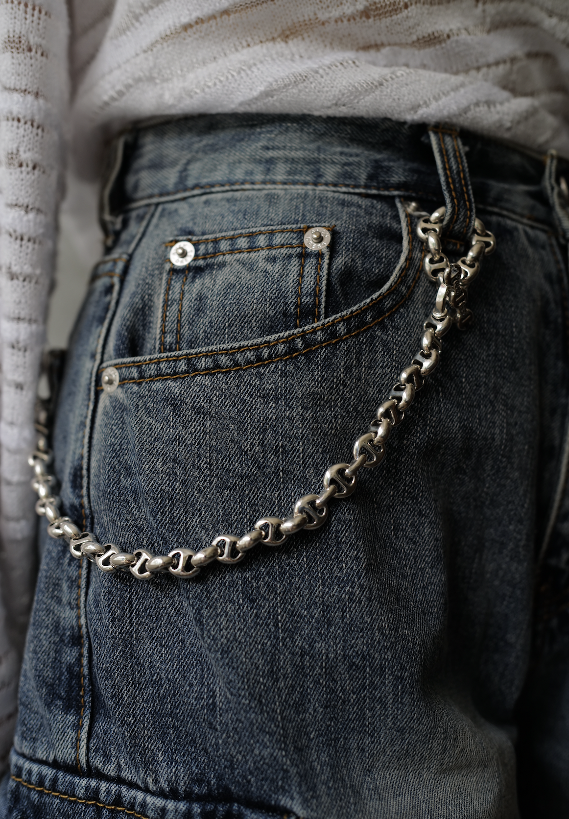 HB068-SSWD 10mm open link wallet chain