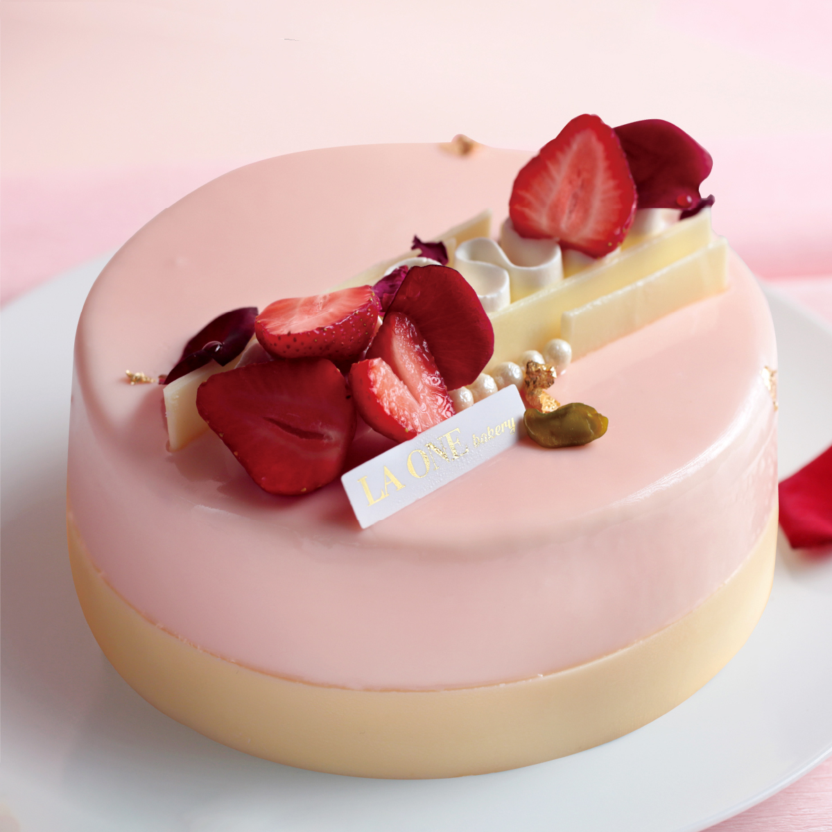 母親節蛋糕｜玫瑰荔枝雙層乳酪慕斯蛋糕（6吋）