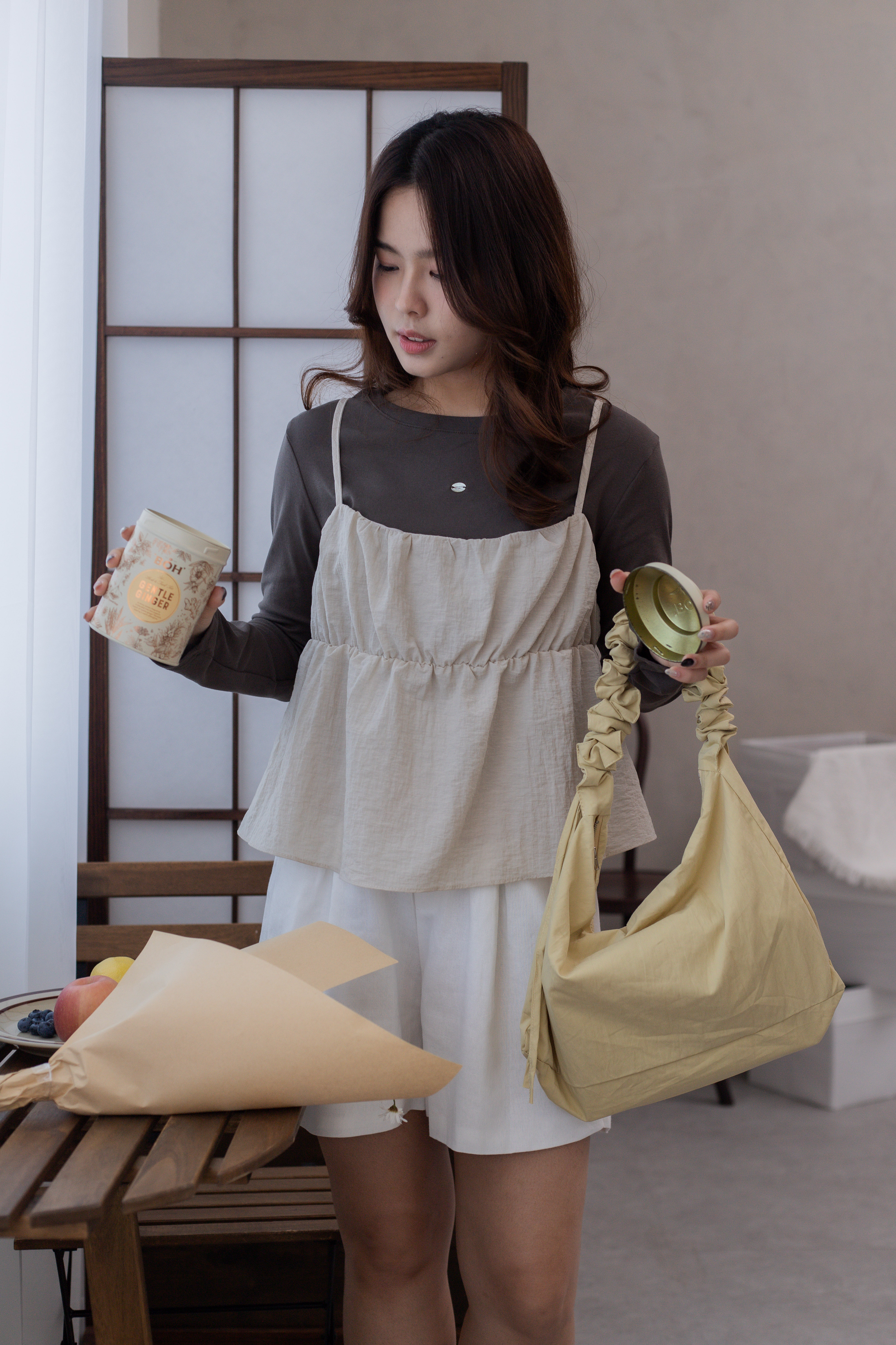 Ruth Long Sleeve Tee Brown-2688TSBRO