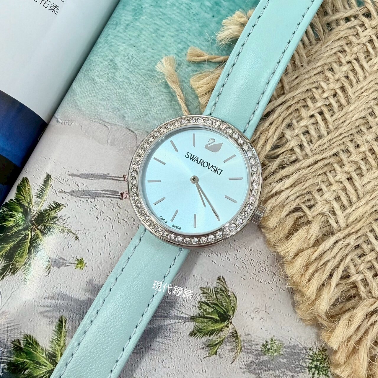 【SWAROVSKI】施華洛世奇天鵝標誌5095646 33mm 現代鐘錶