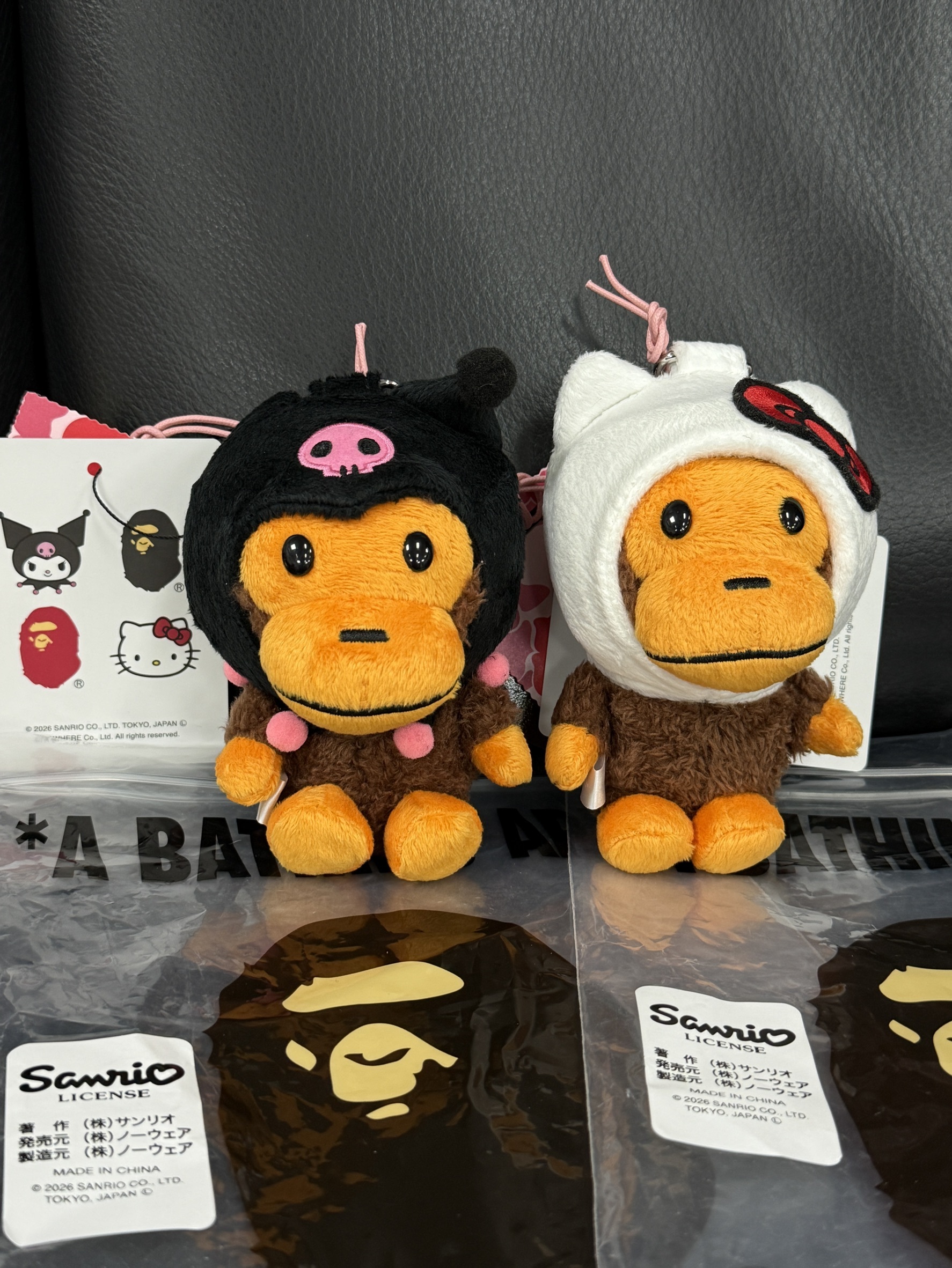 BAPE X 酷洛米 娃娃吊飾